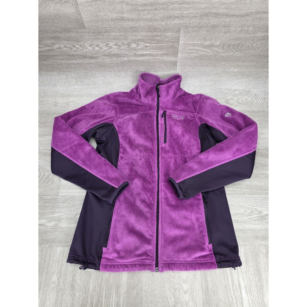 Mountain Hardwear Women's Purple Fleece Jacket Size Small Casual Full Zip‎